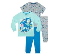 Peppa Pig Lot de 2 Pyjamas Garçon George Pig Bleu et Gris 6-7 Ans