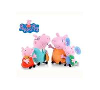 Poupée GENERIQUE Peppa Pig Lot de 4 personnages en Peluche 19-30cm