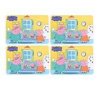PEPPA PIG - Lot de 4 sets de table pour enfants et bébés Multicolore