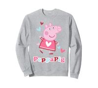 Peppa Pig Love Hearts Pose Happy Friends Fun Classic Forever Sweatshirt