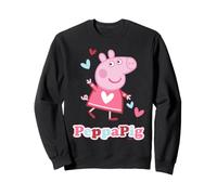 Peppa Pig Love Hearts Pose Happy Friends Fun Forever Classic Sweatshirt