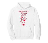 Peppa Pig Love is The Answer Valentine Sweat à Capuche