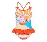 Peppa Pig Maillot de Bain pour Fille - Rayures Orange