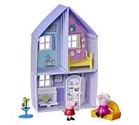 Peppa Pig Kit de jeu Maison de Grand-mère et Grand-père Pig, 2 figurines, 3 accessoires, Multicolore