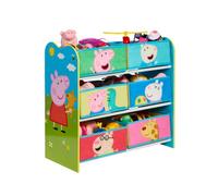 Peppa Pig - Meuble de rangement pour chambre d’enfant avec 6 bacs