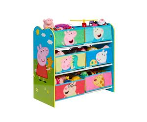 Peppa Pig Meuble à 6 paniers 471PIG Small