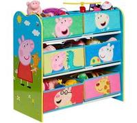 PEPPA PIG - Meuble de rangement 6 corbeilles pour enfants 60 cm (H) x 63,5 cm (l) x 30 cm (P) Multicolore G