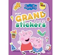 Peppa Pig - Mon grand livre de stickers - Hasbro - Hachette Jeunesse - broché - Document jeunesse