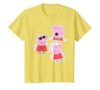 Peppa Pig OMG! Drama Queen T-Shirt, Enfant, Citron, 4 Ans