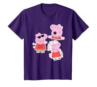 Peppa Pig OMG! Drama Queen T-Shirt, Enfant, Violet, 6 Ans