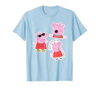 Peppa Pig OMG! Drama Queen T-Shirt, Homme, Bleu Céleste, XXL