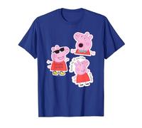 Peppa Pig OMG! Drama Queen T-Shirt, Homme, Bleu Royal, M