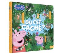 Peppa Pig - Où est caché ? Un livre avec des volets à soulever - Hasbro - Hachette Jeunesse - cartonné - Livre-jeu
