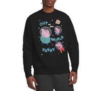 Peppa Pig - "Out Of This World" Sweatshirt für Herren/Damen Uni TV21373 (XL) (Schwarz)