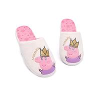 Peppa Pig Pantoufles Femmes Mesdames Queen Maman Chaussures Chaussures Cadeau