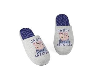 Peppa Pig Pantoufles Hommes Adultes Papa Cadeau House Chaussures 41-42 EU