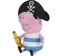 Peppa Pig-Peluche Georges Pirate +/30 Cm