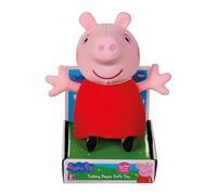 Peppa Pig Peluche parlante Peppa Robe Rouge 20 cm