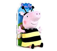 Peppa Pig - Peluche Peppa déguisée en Abeille en Blister 10,62"/27cm Qualité Super Soft