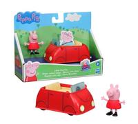 Peppa Pig - Peppa Adventures Petite Voiture Rouge avec Figurine de Cochon