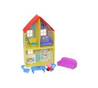 Peppa Pig Peppa’s Adventures Peppa’s Family House Playset Preschool Toy, Includes Figure and 6 Accessories, Rose (A Variant of Rouge, Or Red in English)