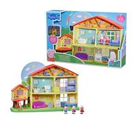 Peppa Pig Peppa’s Adventures Peppa's Playtime to Bedtime House Pre-School Toy, Speech, Light and Sounds, Ages 3 and Up, Red