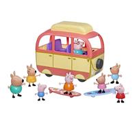 Peppa Pig – Camping-car jouet Peppa visite l'Australie – 8 figurines, 4 accessoires, dès 3 ans