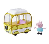 Peppa Pig Peppa's Adventures Mini Camping-Car avec Figurine de 7,5 cm inspirée du Dessin animé, dès 3 Ans