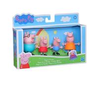 PEPPA PIG - PEPPA'S AVENTURES - PEPPA ET SA FAMILLE, assortiment de packs de 4 figurines