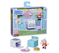 Peppa Pig Pig Peppa's Club Peppa Aime la pâtisserie, Jouet préscolaire thématique avec 1 Figurine et 5 Accessoires, pour Enfants à partir de 3 Ans, F4393, Multicolore