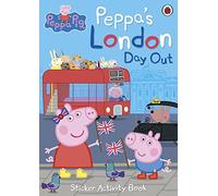 Peppa Pig – Peppa's London Day Out – Livre d'activités avec autocollants – Ladybird
