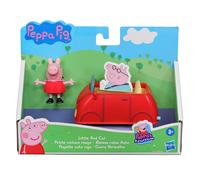 Peppa Pig - Peppa Adventures Petite Voiture Rouge avec Figurine de Cochon