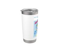 Peppa Pig Plane Gobelet isotherme en acier inoxydable double paroi