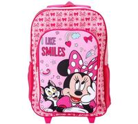 Peppa Pig Premium Trolley Bags, Sac de Voyage à roulettes Fille, Rose-Minnie Mouse, Pack of 1