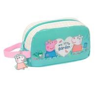 PEPPA Pig Pretty Flowers - Porte-petit-déjeuner thermique, qualité et résistance maximale, porte-repas, 21,5 x 6,5 x 12 cm, Menthe/Jaune pastel, M, Décontracté