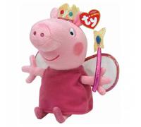 Peppa Pig Princesse TY Beanie Peluche 15 cm 46129 Taille:taille unique