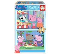 Peppa Pig puzzle 2x25pcs noir G