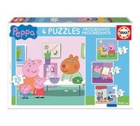 Peppa Pig Puzzle progressif 12-16-20-25 pièces G