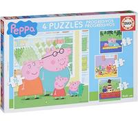 - Peppa Pig Puzzles Progressifs Pour Enfants, 6/9/12/16 Pièces. Recommandé À Partir De 3 Ans (15918)