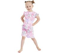 Peppa Pig Pyjama court pour fille Motif floral, Peppa Pig - Shorty Flowery, 3-4 ans