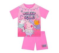 Peppa Pig Pyjama Fille, Pyjama Enfant Courte, Pyjamas Ete Filles, Rose 6-7 Ans