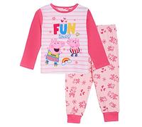 Peppa Pig Pyjama long classique en coton pour fille Motif Peppa Rose, rose, 3-4 ans