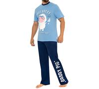 Peppa Pig Pyjamas pour Hommes Daddy Pig PJS Bleu Medium