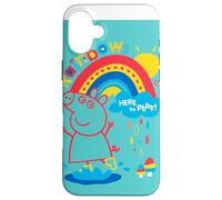 Peppa Pig Rainbow Coque pour iPhone 16 Plus