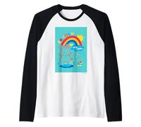 Peppa Pig Rainbow Manche Raglan
