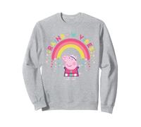 Peppa Pig Rainbow Vibes Stars Happy Friends Classic Forever Sweatshirt