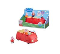 Set of figure Peppa Pig Family red car