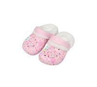 Peppa Pig Sabots pour filles - Pantoufles doublées de fourrure pour enfants avec sangle arrière - Chaussures d'intérieur ou d'extérieur confortables pour les tout-petits, rose, 27 EU