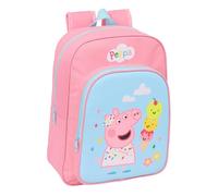 PEPPA Pig - Sac à dos scolaire pour enfants d'âge scolaire, confortable et polyvalent, qualité et résistance, 26 x 11 x 34 cm