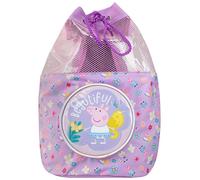 Peppa Pig Sac de natation Filles Plage Piscine Sac à dos à cordon de serrage Violet